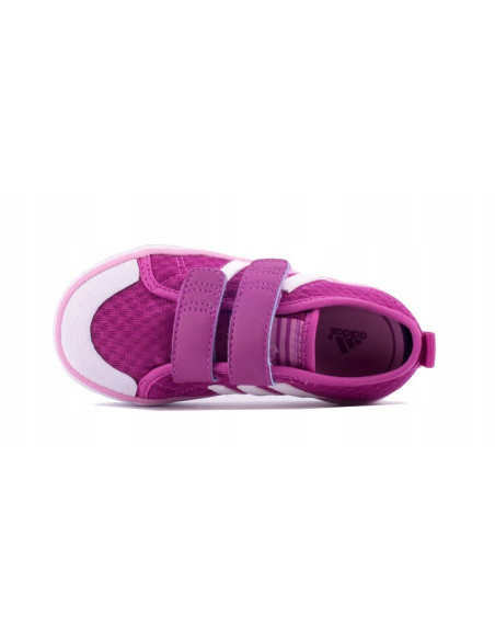 Zapatilla Run Niña 3Rayas Adidas Rosa/Blanco