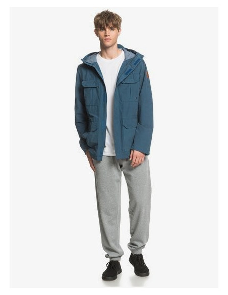 Parka Con Capucha Quiksilver Hombre