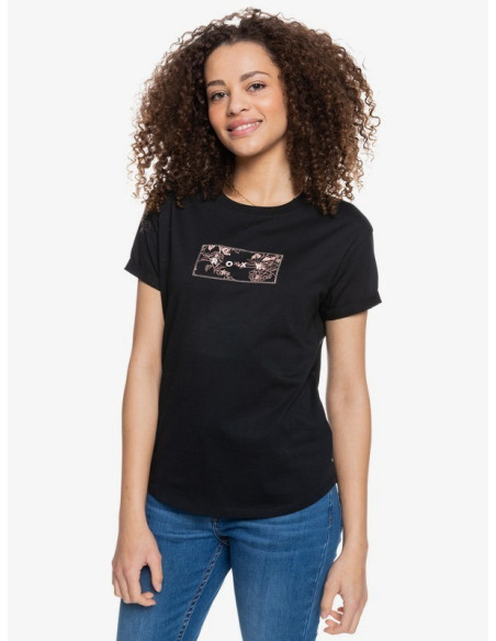 Camiseta Logo Roxy Mujer