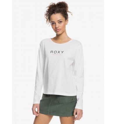 Camiseta Manga larga Logo Roxy Mujer