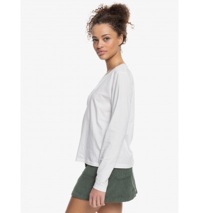 Camiseta Manga larga Logo Roxy Mujer