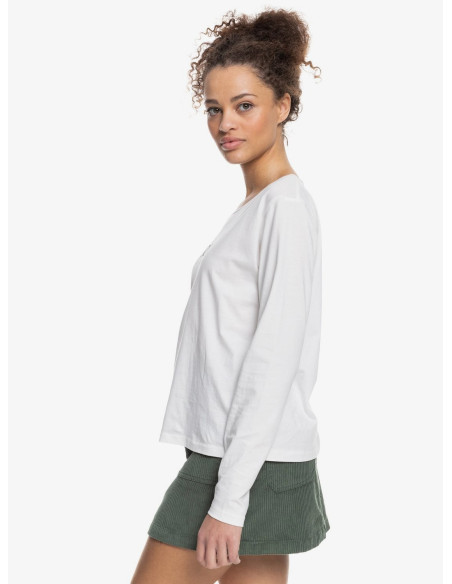 Camiseta Manga larga Logo Roxy Mujer