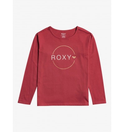 CAMISETA M/L ALGODON NIÑA ROXY GRANATE