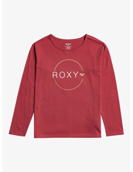 CAMISETA M/L ALGODON NIÑA ROXY GRANATE