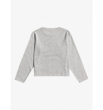 SUDADERA FINITA NIÑA ROXY ALGODON GRIS
