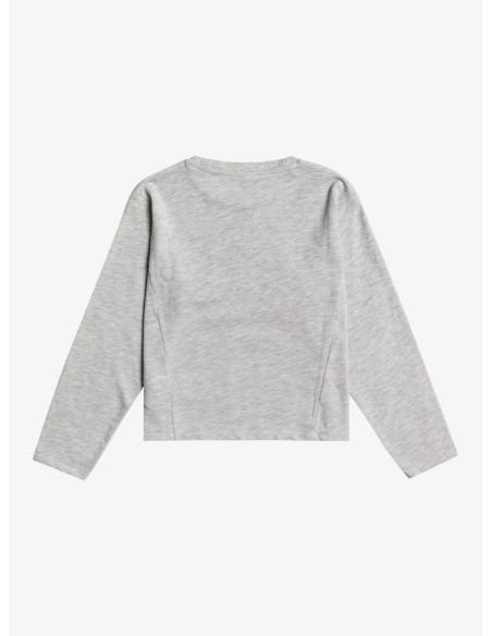 SUDADERA FINITA NIÑA ROXY ALGODON GRIS