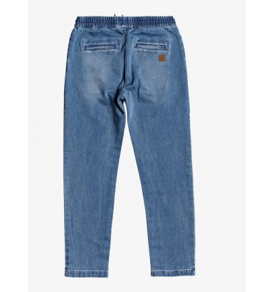 PANTALON LARGO VAQUERO NIÑA C/GOMA