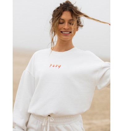 SUDADERA  ROXY ALGODON CORTO BLANCO ROXY´21