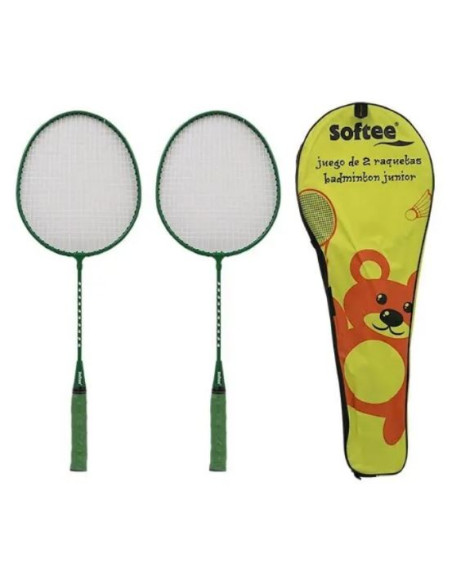 JUEGO DE RAQUETAS SOFTEE BADMINTON JR´21