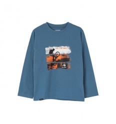 CAMISETA MANGA LARGA ASTORE AZUL NIÑO