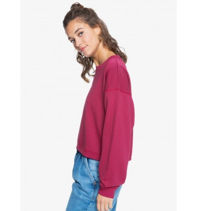 Sudadera cuello caja Roxy Mujer