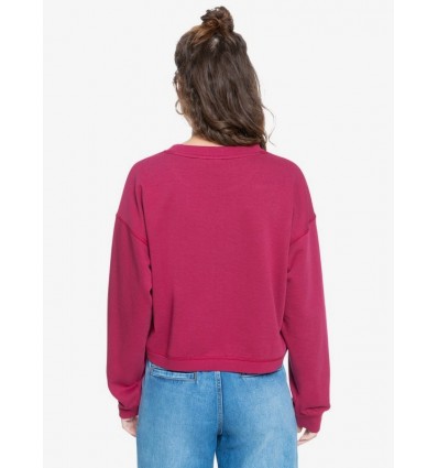 Sudadera cuello caja Roxy Mujer
