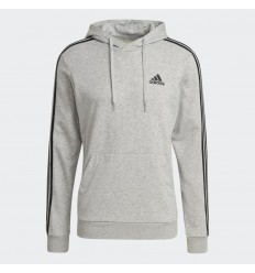 SUDADERA CON GORRO ESSENTIALS 3 FRANJAS