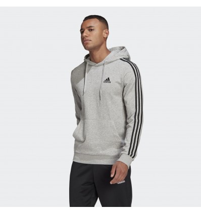 SUDADERA CON GORRO ESSENTIALS 3 FRANJAS