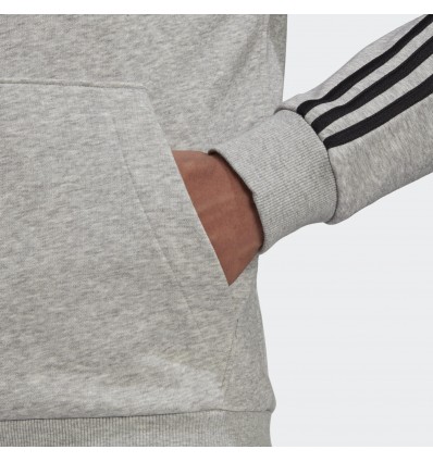 SUDADERA CON GORRO ESSENTIALS 3 FRANJAS