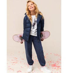 PLUMI ROXY NIÑA FORRO ESTAMPADO FLORES MARINO´21