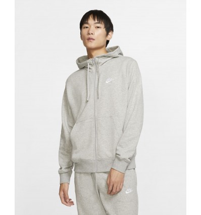 Sudadera gris capucha Nike Hombre