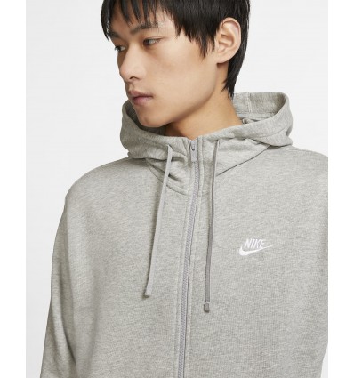 Sudadera gris capucha Nike Hombre