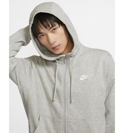 Sudadera gris capucha Nike Hombre