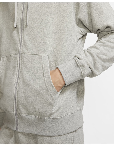 Sudadera gris capucha Nike Hombre