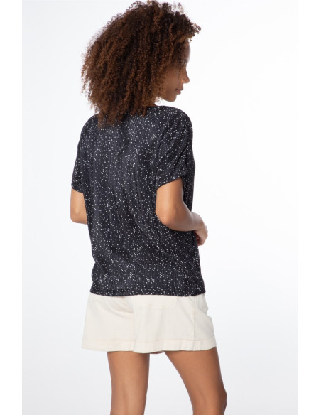 CAMISETA NEGRO PROTEST MUJER