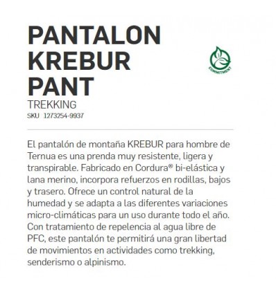 Pantalon Ternua hombre