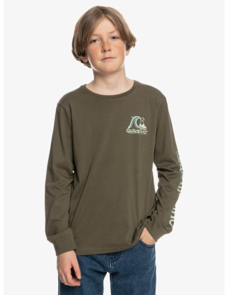 Camiseta Quiksilver Verde Niño