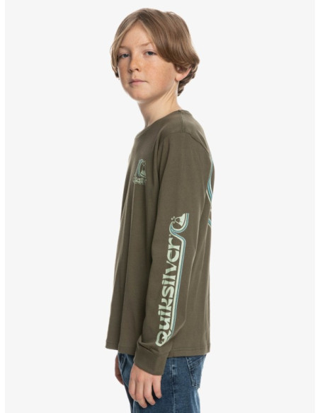 Camiseta Quiksilver Verde Niño