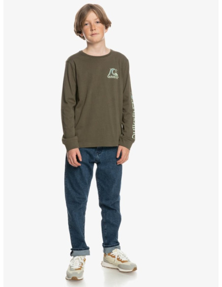 Camiseta Quiksilver Verde Niño