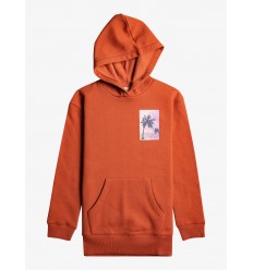 SUDADERA LOGO NIÑA ROXY ALGODON CALDERA