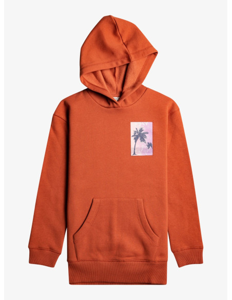 SUDADERA LOGO NIÑA ROXY ALGODON CALDERA