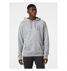 SUDADERA GRIS HOMBRE HELLY HANSEN