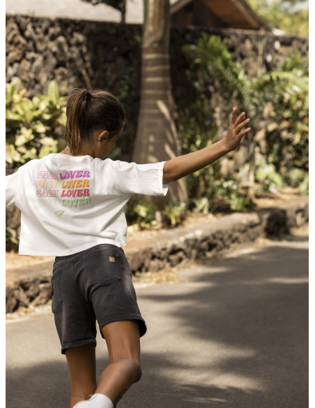 CAMISETA ANCHA Y CORTA ROXY INFANTIL