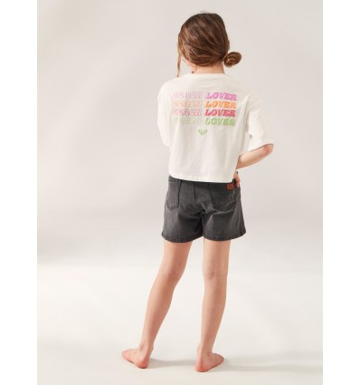 CAMISETA ANCHA Y CORTA ROXY INFANTIL
