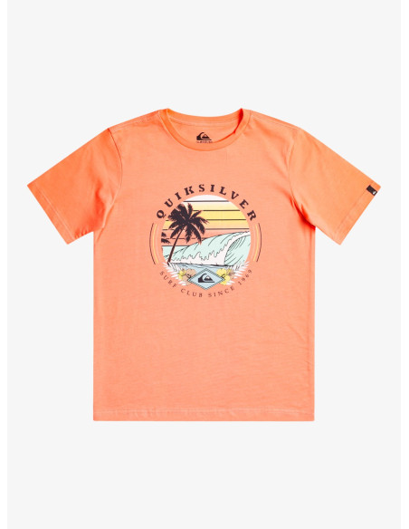 CAMISETA QUIKSILVER NARANJA NIÑO