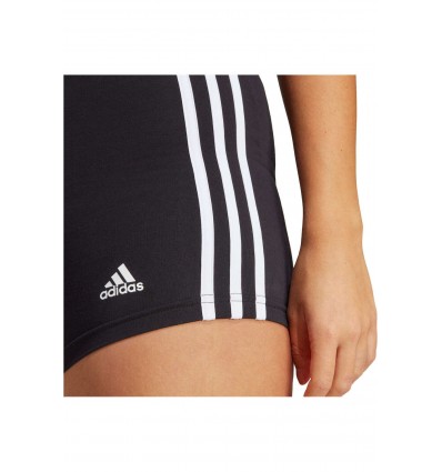 MALLA CORTA CON 3 RAYAS ADIDAS MUJER