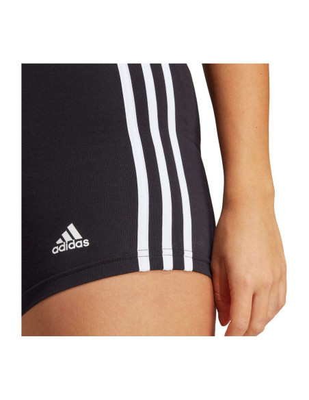 MALLA CORTA CON 3 RAYAS ADIDAS MUJER