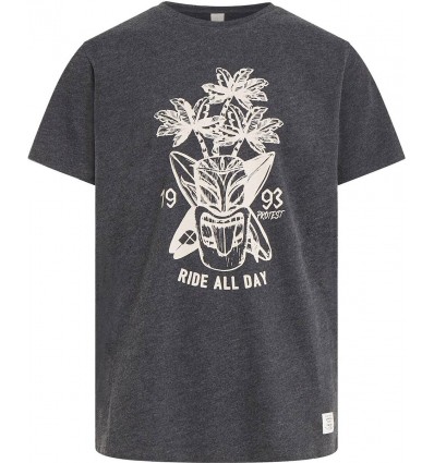 CAMISETA DIBUJO MASCARA PROTEST JUNIOR