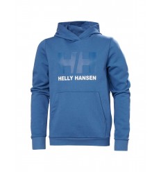 SUDADERA CON CAPUCHA BOLSILLO CANGURO H/H NIÑO AZUL LOGO´23