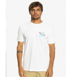 CAMISETA BLANCA DIBUJO ESPALDA QUIKSILVER SR