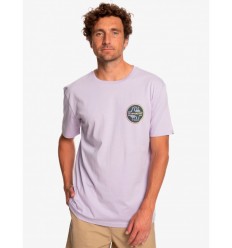 CAMISETA LILA QUIKSILVER SR LOGO ESPALDA