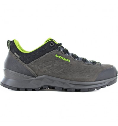 ZAPATILLA TREKKING LOWA EXPLORER LO GRIS VIBRAM