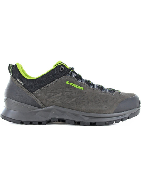 ZAPATILLA TREKKING LOWA EXPLORER LO GRIS VIBRAM