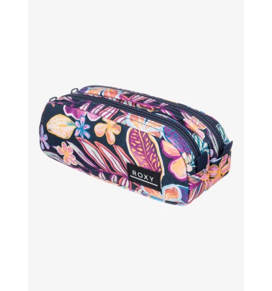 ESTUCHE DOBLE ROXY FLORES