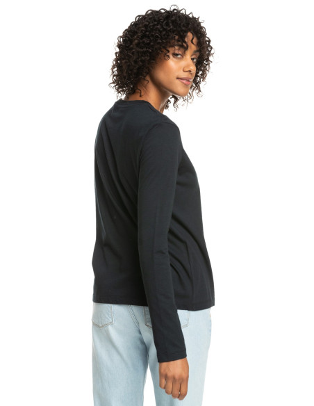 CAMISETA MANGA LARGA BASICA ROXY MUJER