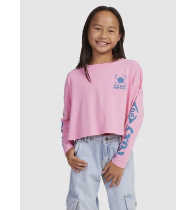 CAMISETA CORTA MANGA LARGA ROXY NIÑA