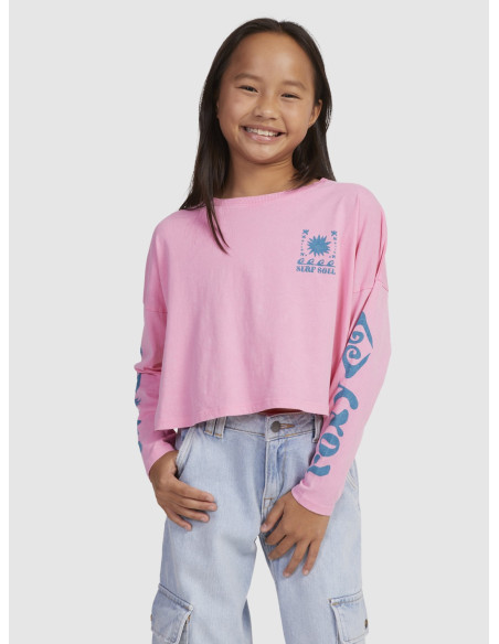 CAMISETA CORTA MANGA LARGA ROXY NIÑA