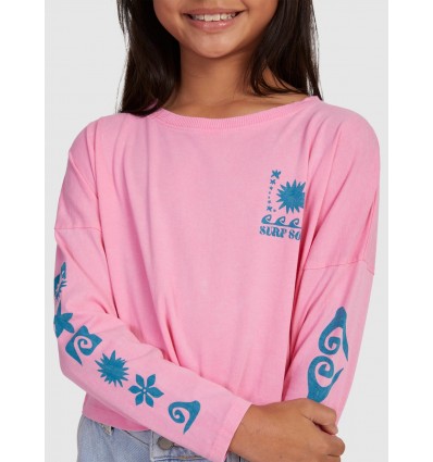CAMISETA CORTA MANGA LARGA ROXY NIÑA