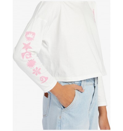 CAMISETA CORTA MANGA LARGA ROXY NIÑA