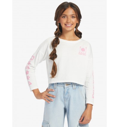 CAMISETA CORTA MANGA LARGA ROXY NIÑA